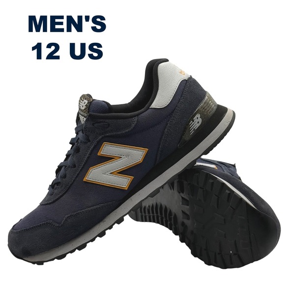 New Balance Other - New Balance‎ 515 Mens Size 12 Navy Blue Silver Yellow Sneakers ML515NBR Running
